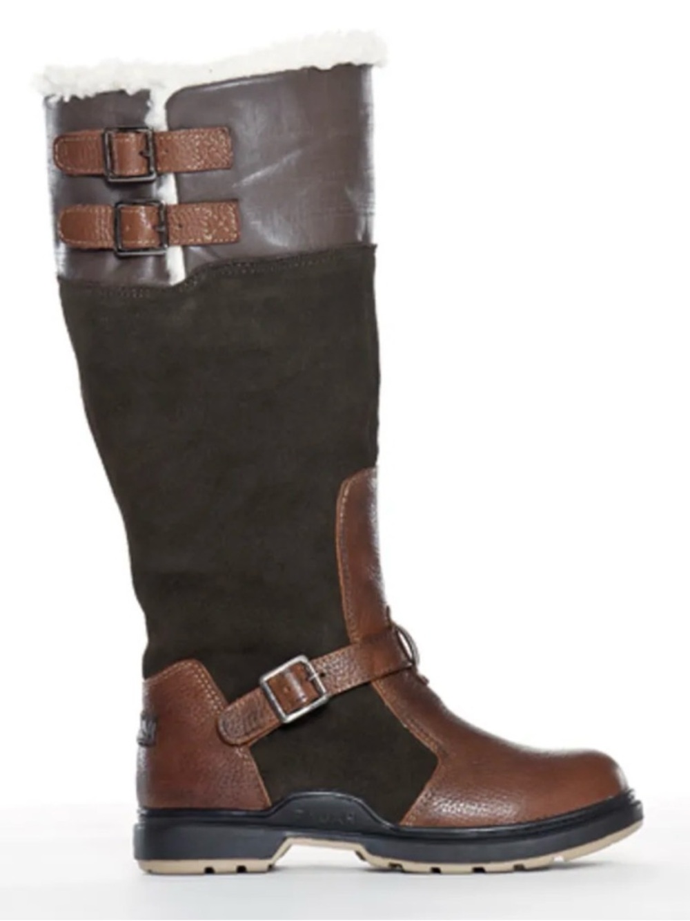 Pajar Canada Laverne Waterproof Shearling-Lined Winter Boots - Brown/Suede W 7.5 - Picture 2 of 10